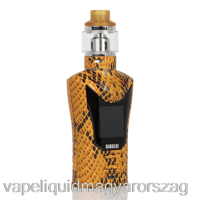 Sigelei Sobra 198w Tc Kezdőkészlet Serpentine Yellow Vape E Cigi